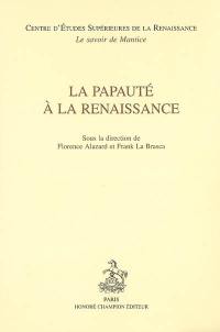 La papauté à la Renaissance