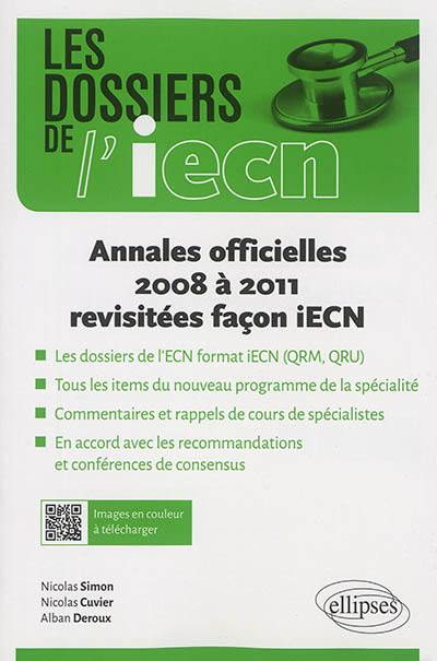 Annales officielles 2008 à 2011 revisitées façon iECN