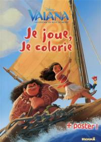 Vaiana : je joue, je colorie + poster !