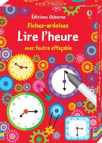 Lire l'heure : fiches-ardoises