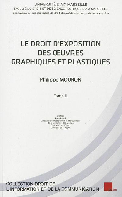 Le droit d'exposition des oeuvres graphiques et plastiques