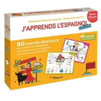 J'apprends l'espagnol autrement : niveau débutant : 80 cartes mentales pour apprendre facilement la grammaire, la conjugaison et le vocabulaire espagnols !