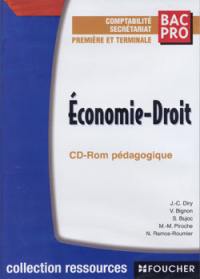 Economie et droit, terminale bac pro secrétariat et comptabilité : guide pédagogique