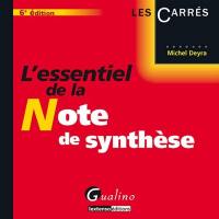 L'essentiel de la note de synthèse