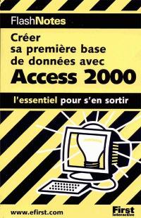 Créer sa permière base de données avec Access 2000