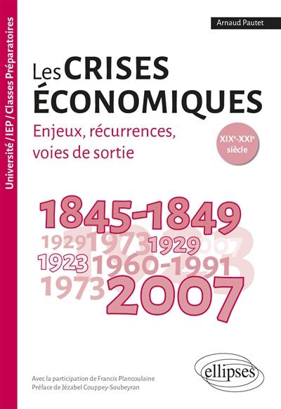 Les crises économiques : enjeux, récurrences, voies de sortie : XIXe-XXIe siècle