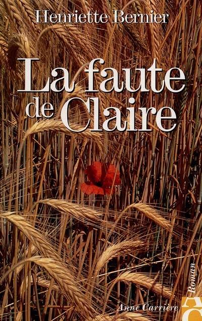 La faute de Claire La faute de Claire