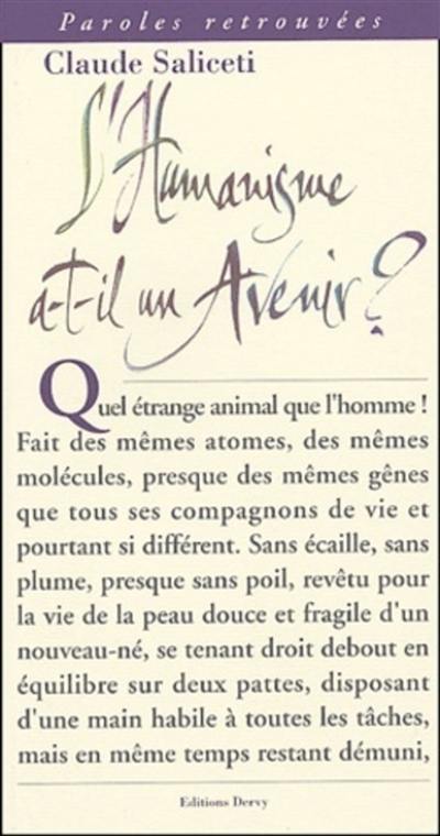 L'humanisme a-t-il un avenir ?