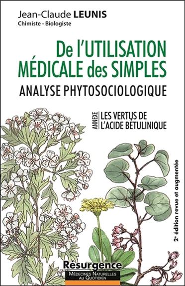 De l'utilisation médicale des simples : analyse phytosociologique