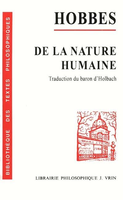 De la nature humaine