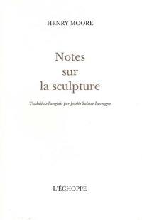 Notes sur la sculpture