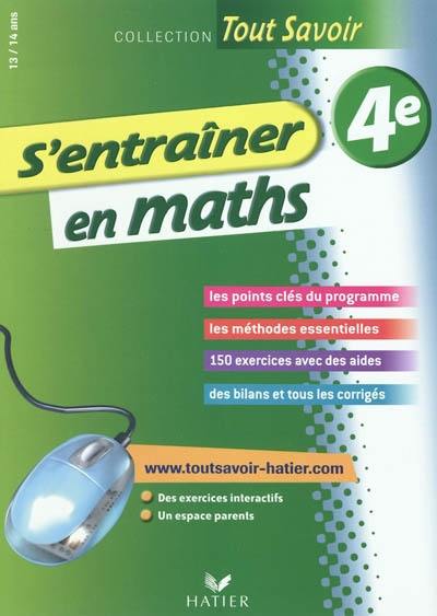 S'entraîner en maths 4e