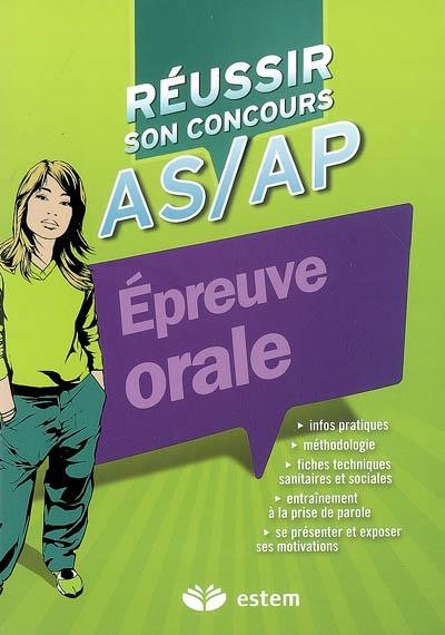 Réussir son concours AS-AP : épreuve orale