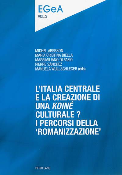 E pluribus unum ? : l'Italie, de la diversité préromaine à l'unité augustéenne. Vol. 2. L'Italia centrale e la creazione di una koiné culturale ? : i percorsi della romanizzazione