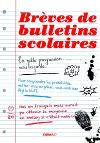 Brèves de bulletins scolaires