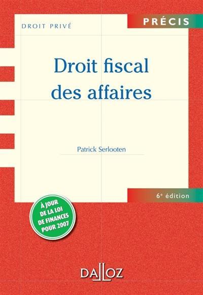 Droit fiscal des affaires