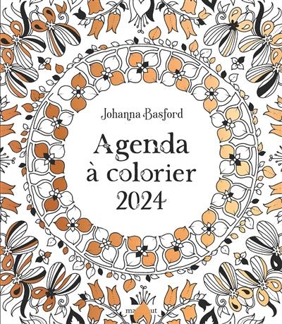 Agenda à colorier 2024