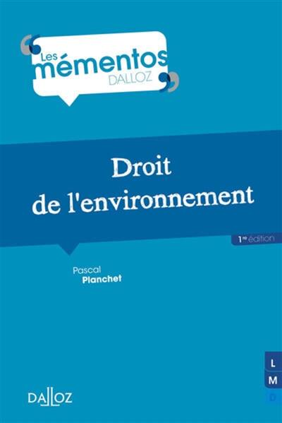 Droit de l'environnement