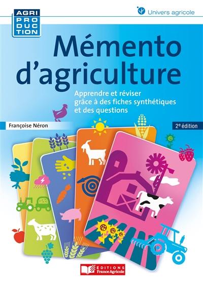 Mémento d'agriculture : apprendre à réviser grâce à des fiches synthétiques et des questions