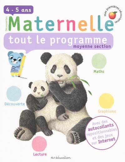 Tout le programme, moyenne section, 4-5 ans