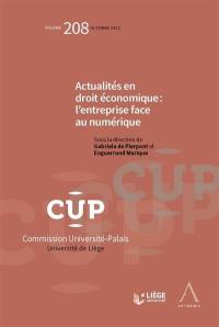 Actualités en droit économique : l'entreprise face au numérique