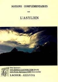 Notions complémentaires sur l'Asylien : études d'ethnographie préhistoriques