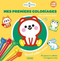 Mes premiers coloriages : avec contours épais, spécial petites mains