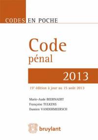 Code pénal 2013