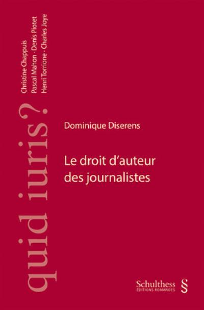 Le droit d'auteur des journalistes