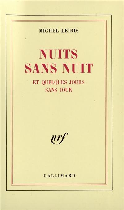 Nuits sans nuit