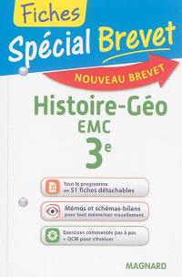 Histoire géo, EMC 3e : nouveau brevet