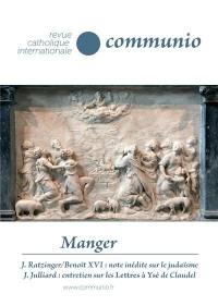 Communio, n° 259. Manger