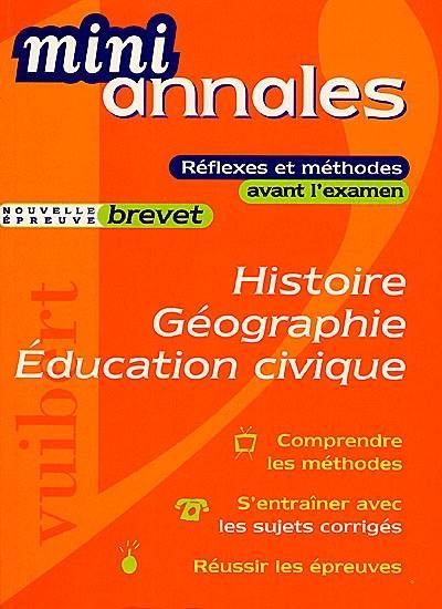 Histoire-géographie, éducation civique : brevet