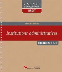 Institutions administratives : licences 1 & 2