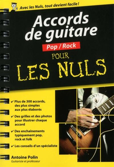 Accords de guitare pop-rock pour les nuls