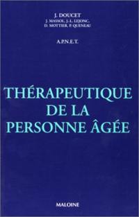 Thérapeutique de la personne âgée