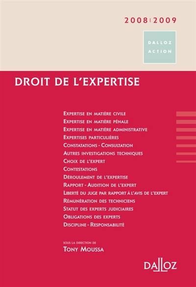 Droit de l'expertise 2008