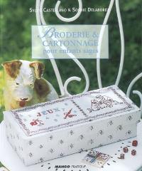 Broderie et cartonnage pour enfants sages