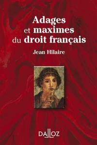 Adages et maximes du droit français