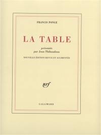 La table