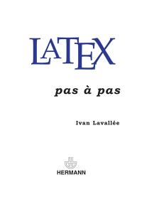 LaTeX pas à pas