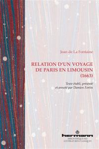 Relation d'un voyage de Paris en Limousin (1663)