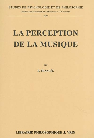 La perception de la musique