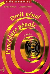 Droit pénal, procédure pénale