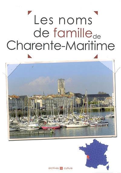 Les noms de famille de Charente-Maritime