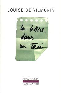 La lettre dans un taxi