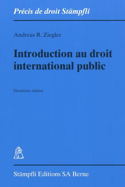 Introduction au droit international public