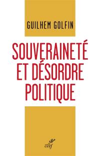 Souveraineté et désordre politique