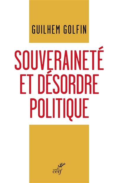 Souveraineté et désordre politique