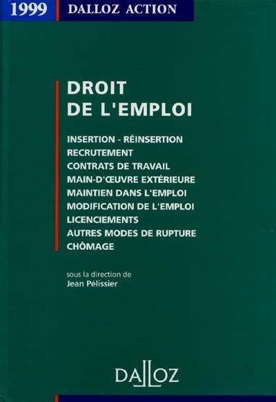 Droit de l'emploi 1999